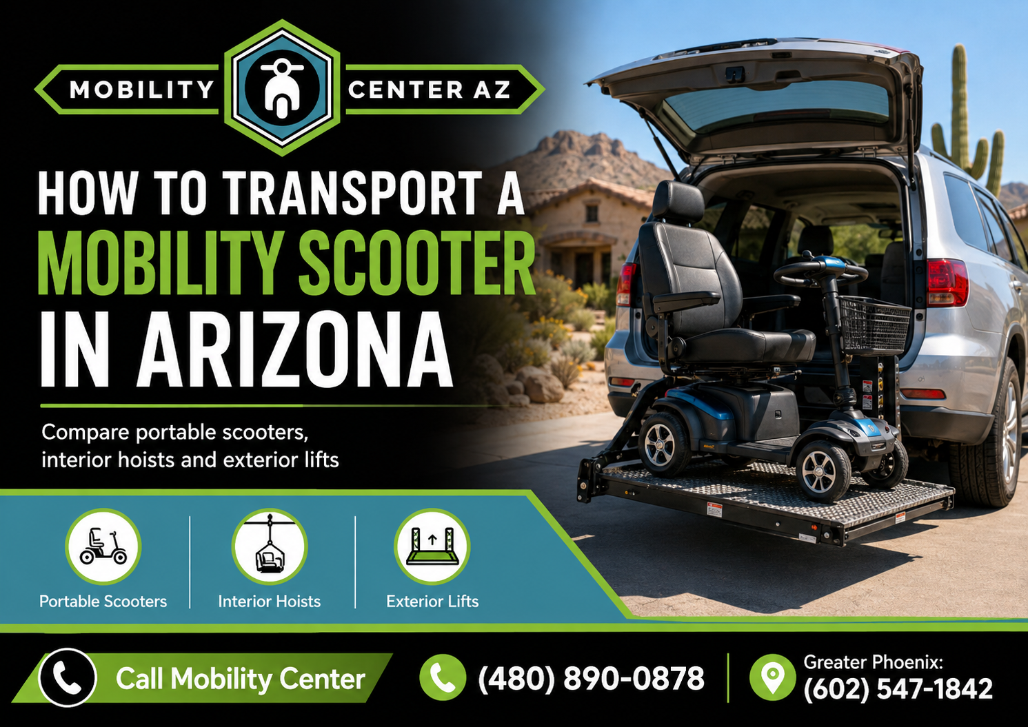 How to Transport a Mobility Scooter in Arizona
